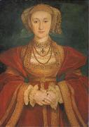 Hans Holbein Anne of Cleves (mk05) oil on canvas